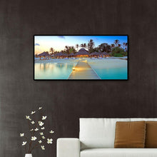 Lade das Bild in den Galerie-Viewer, Strandvilla - voller runder Diamant - 80x40cm
