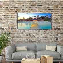 Lade das Bild in den Galerie-Viewer, Strandvilla - voller runder Diamant - 80x40cm
