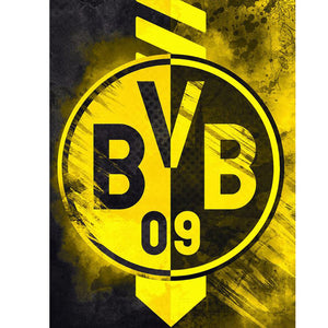 Fußball Borussia Dortmund-Rund/Quadrat Diamond Painting