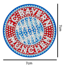Lade das Bild in den Galerie-Viewer, 1pcs Fußball Bayern München doppelseitig -  DIY Bastel Schlüsselanhänger

