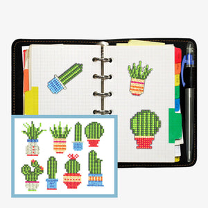 8pcs-Cactus-Diy Handwerk Aufkleber