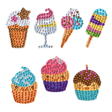 Lade das Bild in den Galerie-Viewer, 7pcs-Ice Cream-Diy Handwerk Aufkleber
