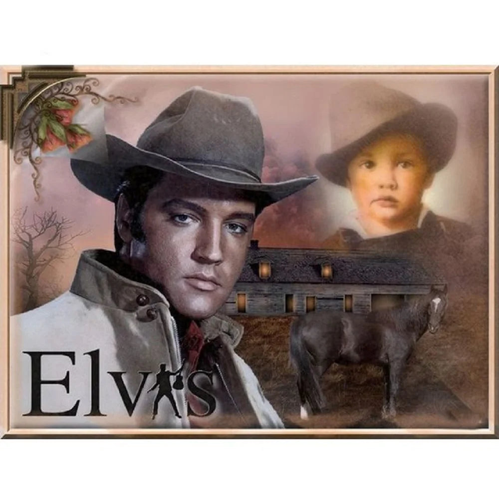Elvis Aron Presley-Voller Diamond Painting-40x30cm