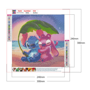 Stitch-Voll Diamond Painting-30x30cm