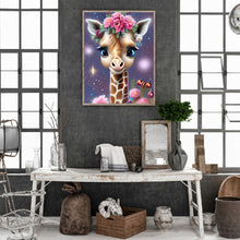 Lade das Bild in den Galerie-Viewer, Giraffe-Voller Bohrer Diamond Painting
