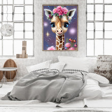 Lade das Bild in den Galerie-Viewer, Giraffe-Voller Bohrer Diamond Painting
