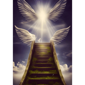 Treppe zum Himmel-Voll Diamond Painting-30x40cm