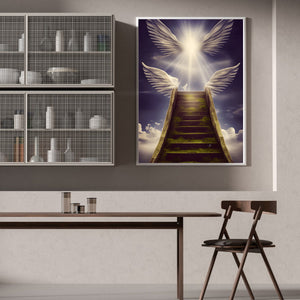 Treppe zum Himmel-Voll Diamond Painting-30x40cm