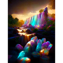 Lade das Bild in den Galerie-Viewer, Bergwald-Volle Diamond Painting-30x40cm
