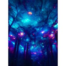 Lade das Bild in den Galerie-Viewer, Bergwald-Volle Diamond Painting-30x40cm

