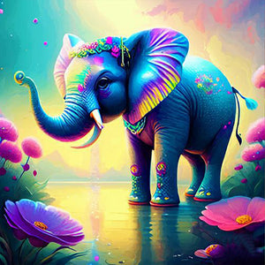 Buntes Tier-Volle Diamond Painting-30x30cm