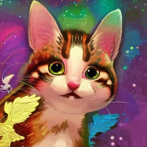 Buntes Tier-Volle Diamond Painting-30x30cm