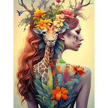 Lade das Bild in den Galerie-Viewer, Tattoo Girl-VollerDiamond Painting-30x40cm
