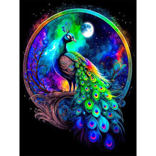 Lade das Bild in den Galerie-Viewer, Bunter Pfau-Voller Diamond Painting-30x40cm

