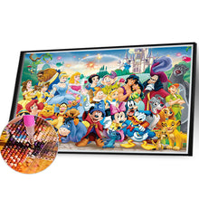 Lade das Bild in den Galerie-Viewer, Disney-voll Diamond Painting-40x30cm
