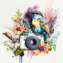 Lade das Bild in den Galerie-Viewer, Camera Bird-VollerDiamond Painting-30x30cm
