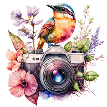 Lade das Bild in den Galerie-Viewer, Camera Bird-VollerDiamond Painting-30x30cm
