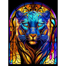 Lade das Bild in den Galerie-Viewer, Buntglas Animal-VollerDiamond Painting-30x40cm
