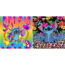 Lade das Bild in den Galerie-Viewer, Stitch-Voll Diamond Painting-30x30cm
