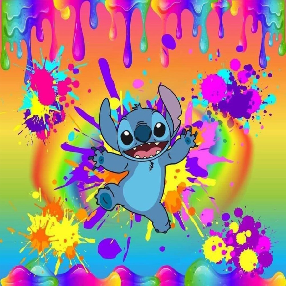 Stitch-Voll Diamond Painting-30x30cm