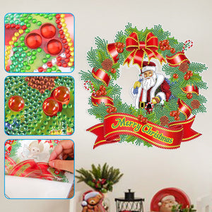 1pcs DIY Weihnachtskranz-Aufkleber