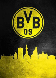 Fußball Borussia Dortmund-Rund/Quadrat Diamond Painting