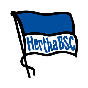 (Mehrere Größen rund/quadratisch)  - Fußball Hertha BSC