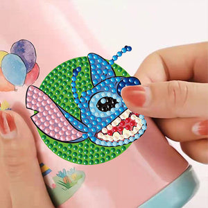 2pcs Cartoon diy Diamantzeichnungsaufkleber